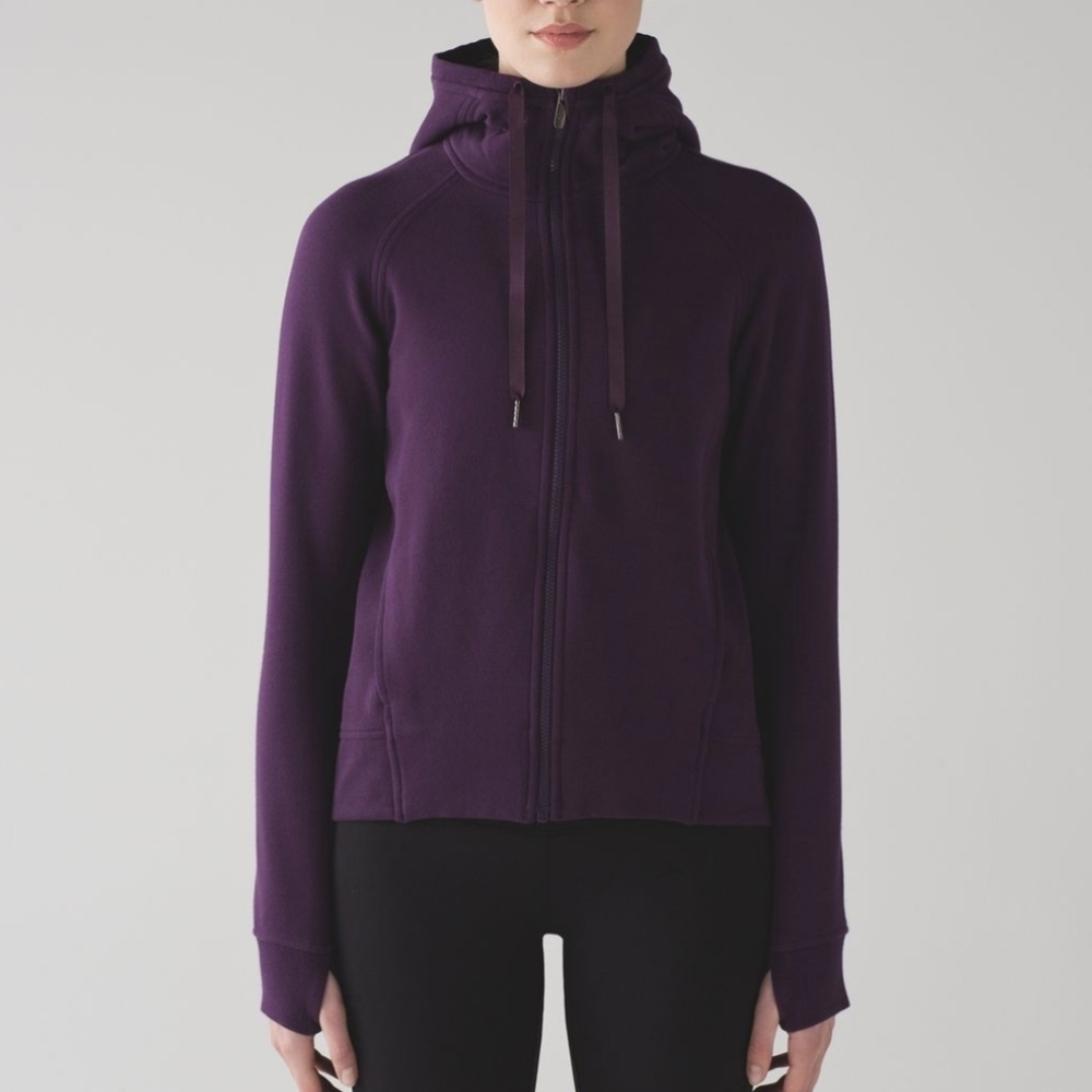 Lululemon Fleece Please Hoodie Purple Women's 4